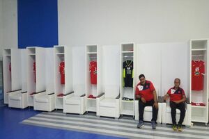 رختکن پرسپولیس قبل از دیدار حساس مقابل نسف قارشی