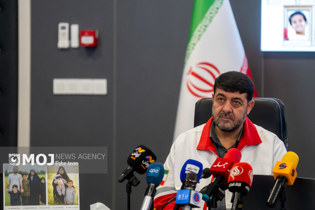 نشست خبری رییس جمعیت هلال احمر