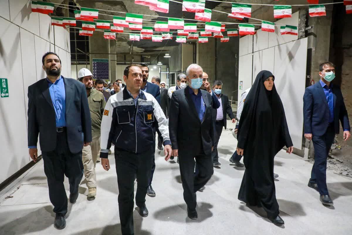 بازدید از روند اجرایی مترو شیراز 