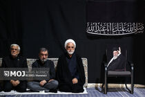 مراسم عزاداری شب تاسوعا در جوار محل شهادت رهبر شهید انقلاب اسلامی