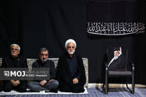 مراسم عزاداری شب تاسوعا در جوار محل شهادت رهبر شهید انقلاب اسلامی