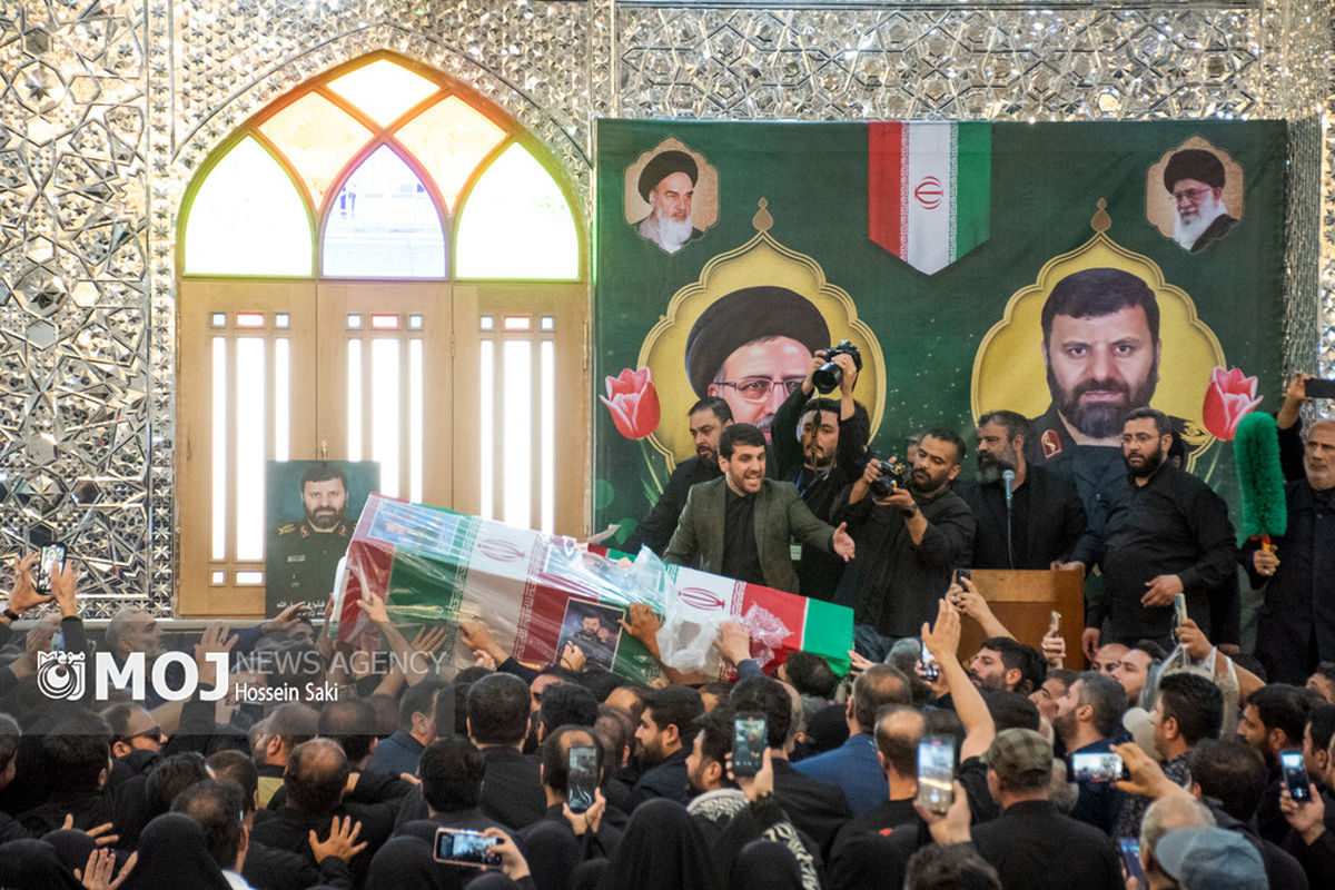 مراسم تشییع و تدفین پیکر شهید سید مهدی موسوی