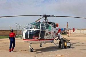 عملیات موفق اورژانس هوایی بستک برای نجات جان بانوی ۷۷ ساله