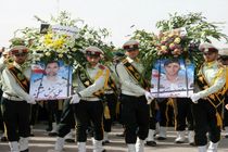 تشییع پیکر پاک دو مامور شهید در اهواز 