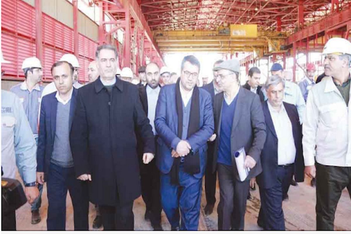 خطوط تولید شرکت‌های فولاد مبارکه