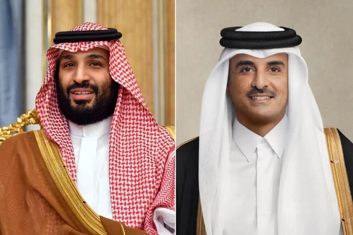 بن سلمان و امیر قطر