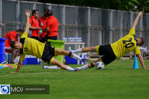 تمرین تیم ملی فوتبال امید