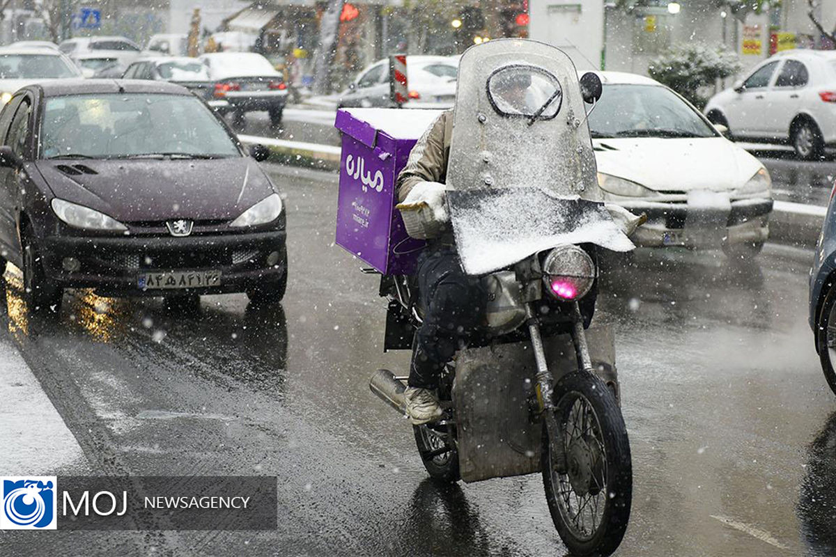 بارش برف در تهران