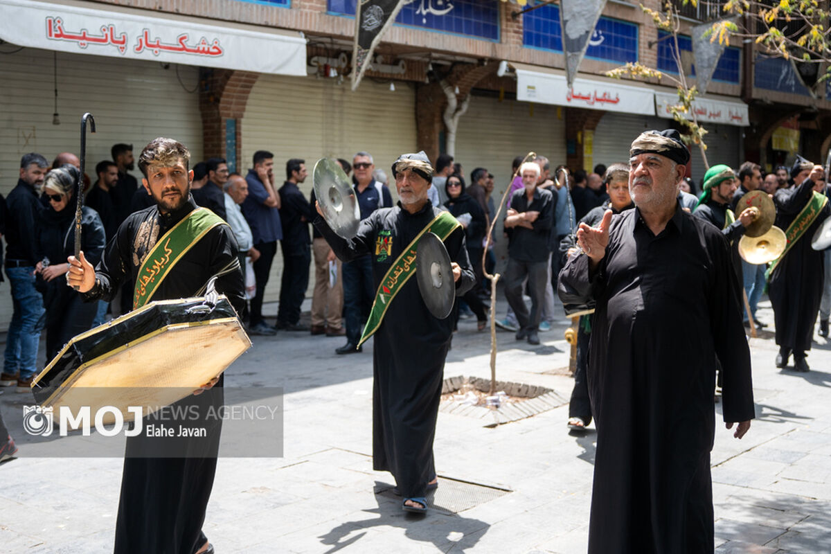 عزاداری تاسوعای حسینی در بازار تهران