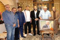 دیدار رییس هیات تنیس استان اصفهان از پیشکسوت فوتبال ایران