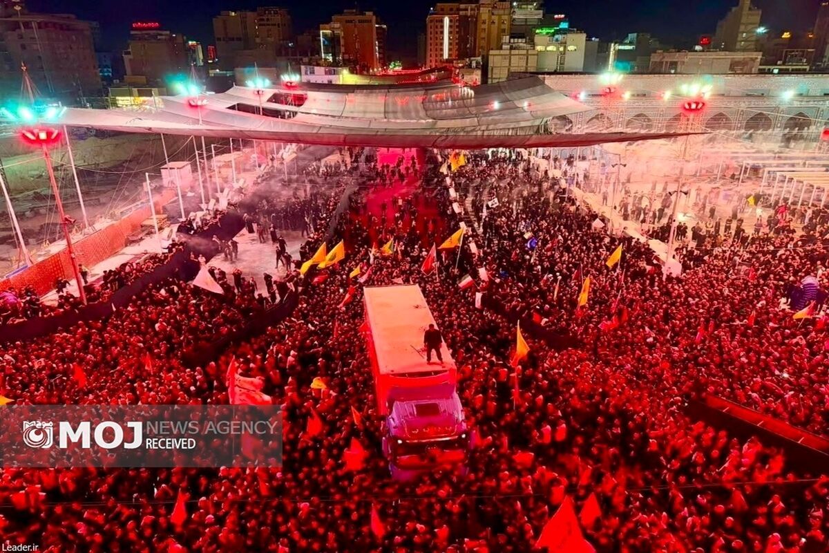تشییع پیکر مطهر امام مجاهد شهید در کربلای معلی
