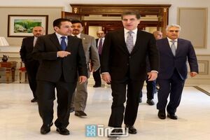 الاعرجی و نیچروان بارزانی در اربیل