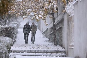 بارش برف و باران در گیلان 