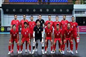 تیم ملی فوتسال مردان ایران همچنان در رتبه پنجم جهان قرار دارد