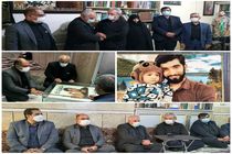 دیدار مدیر مخابرات منطقه اصفهان با خانواده شهید حججی