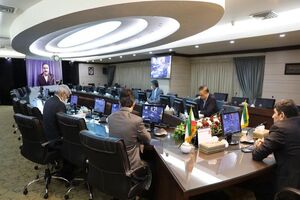 دیدار و گفتگو مدیرعامل از طریق ویدئو کنفرانس با فرمانده کشتی پتونیا