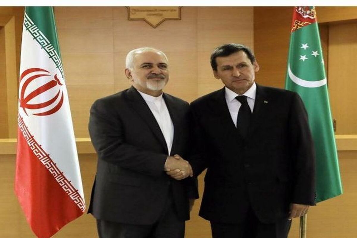 دیدار ظریف با وزیر خارجه ترکمنستان1