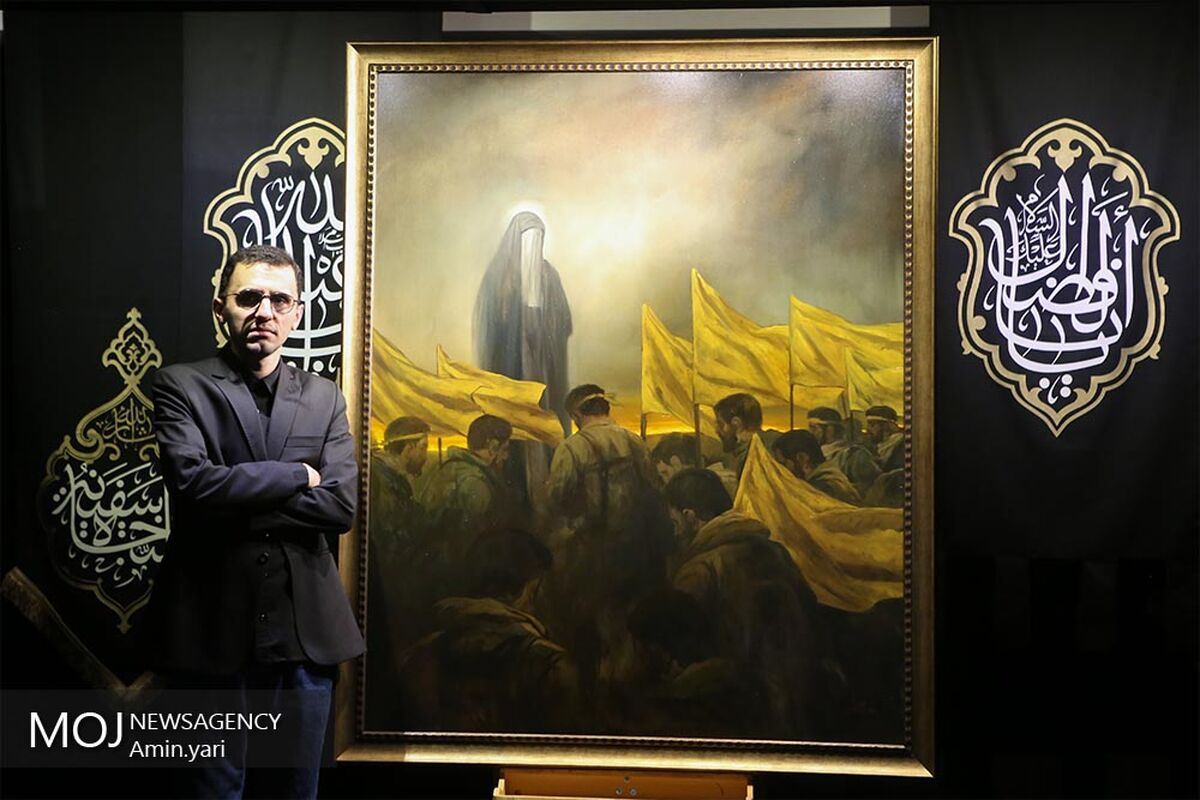 آخرین اثر نقاشی حسن روح الامین