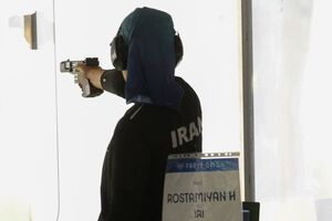 رستمیان در تپانچه ۲۵ متر قهرمانی آسیا بیستم شد