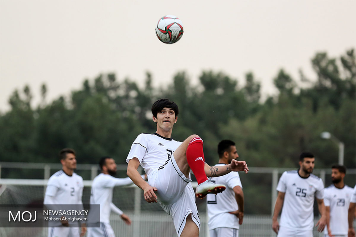 تمرین تیم ملی فوتبال - ۲۱ مهر ۱۳۹۷-سردار آزمون