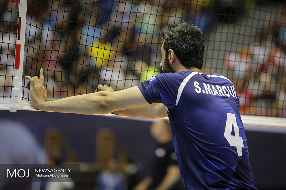 دیدار تیم های والیبال ایران و صربستان