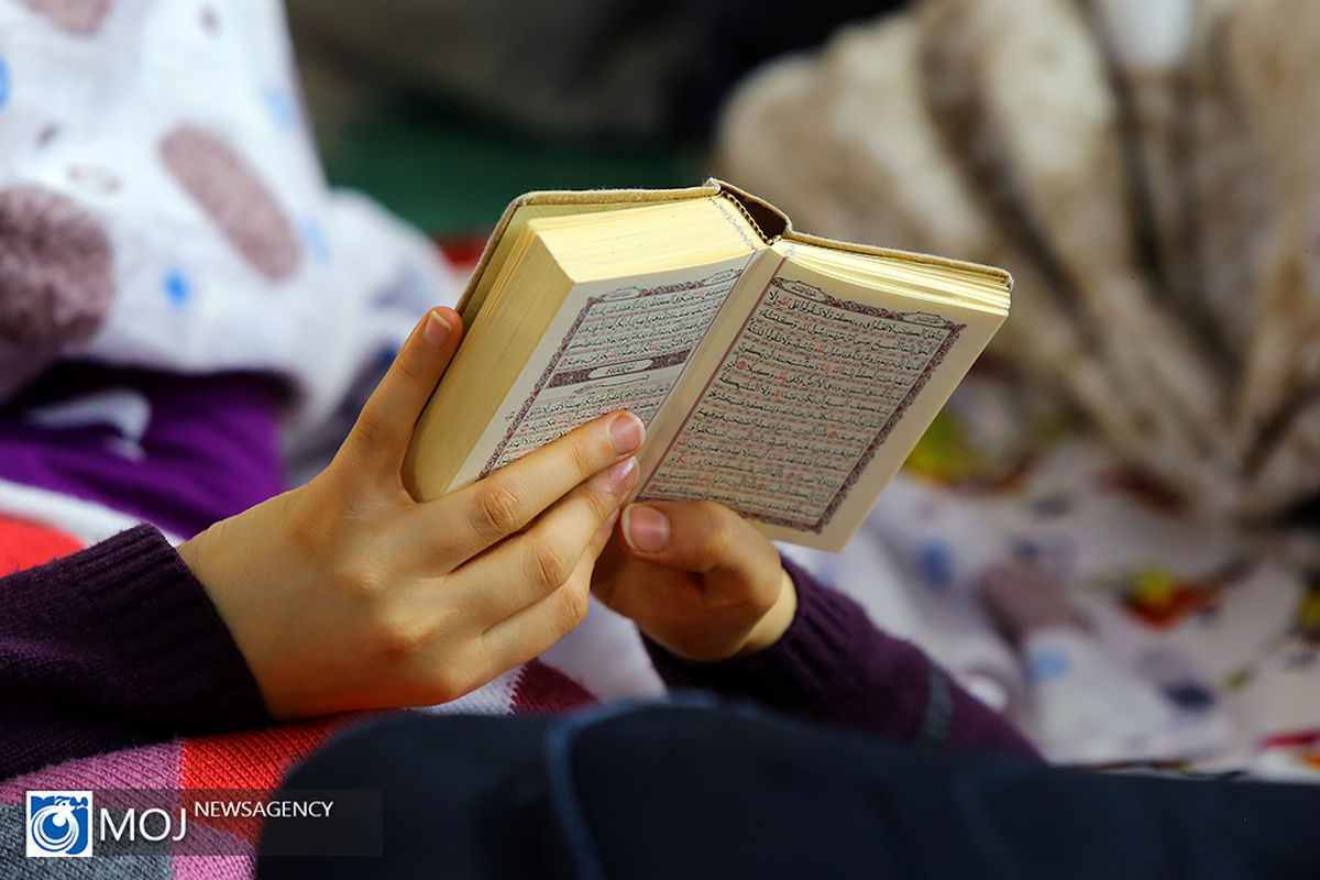 مراسم معنوی اعتکاف دانشجویی مجتمع کوی دانشگاه تهران