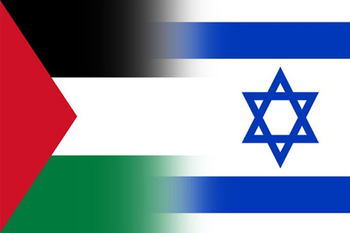 پرچم فلسطین و اسرائیل