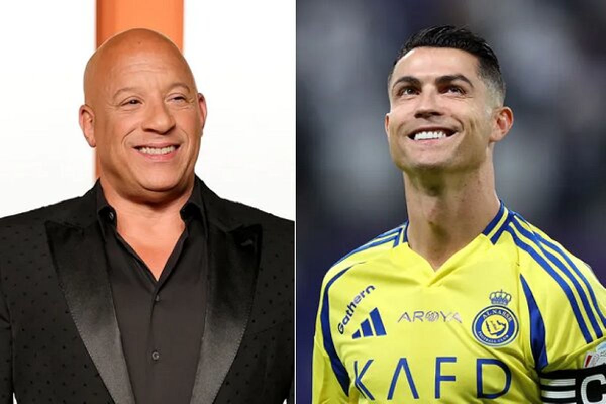 وین دیزل و کریستیانو رونالدو