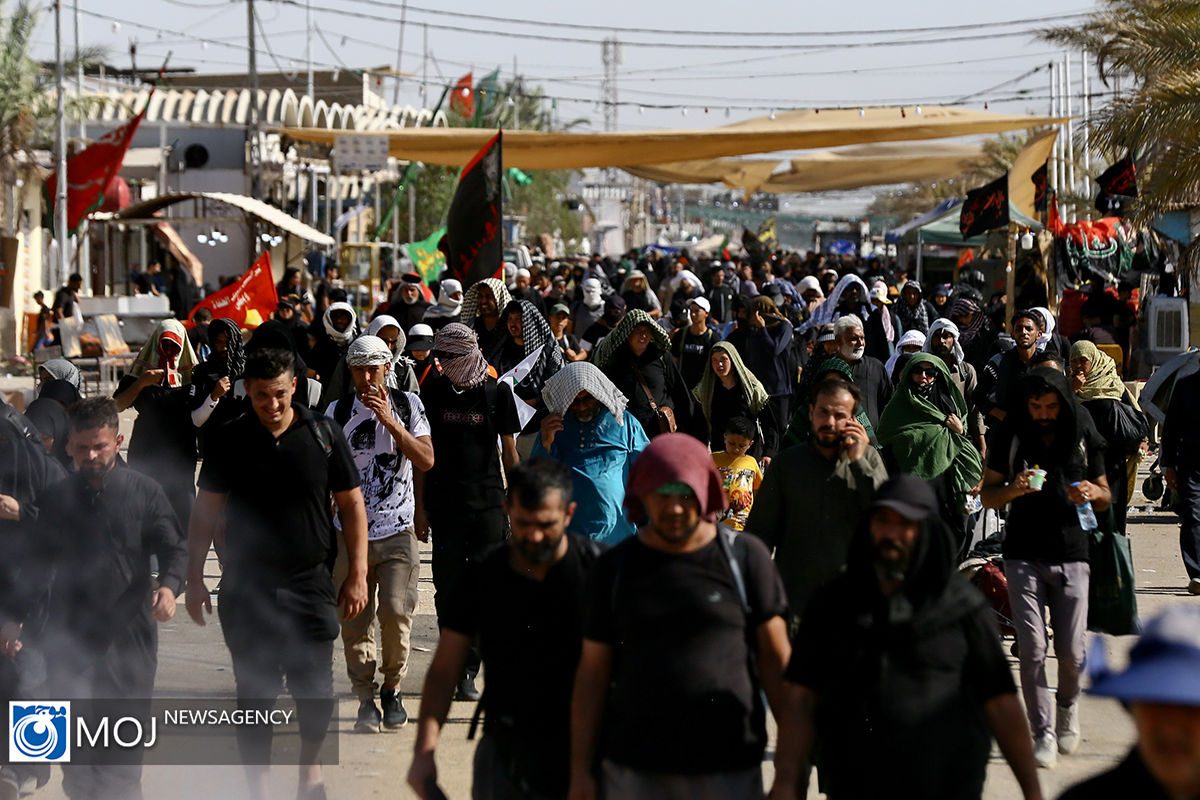 پیاده روی اربعین حسینی مسیر نجف به کربلا