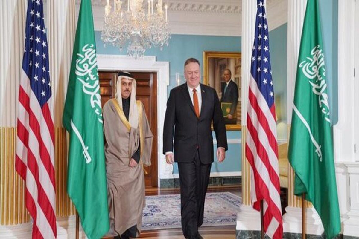 مایک پمپئو و فیصل بن فرحان بن عبدالله