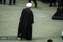روحانی جلسه علنی مجلس را ترک کرد