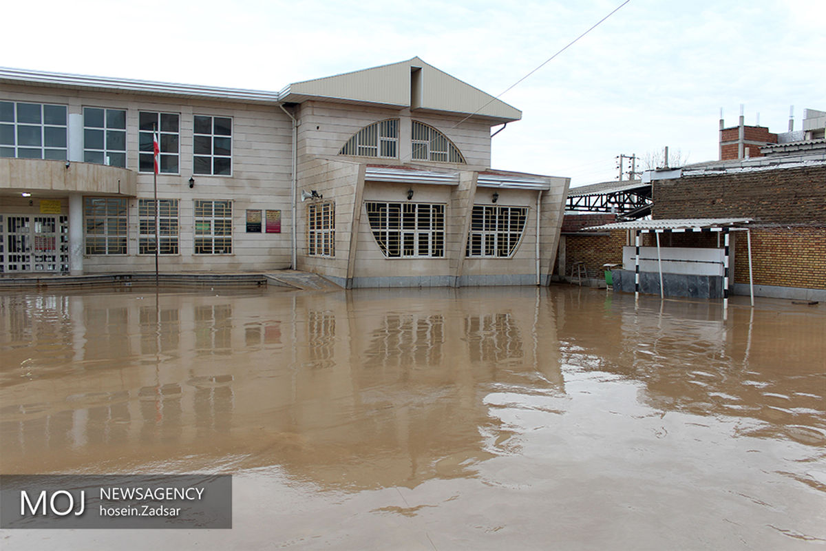 آبگرفتگی معابر شهری در گنبد کاووس