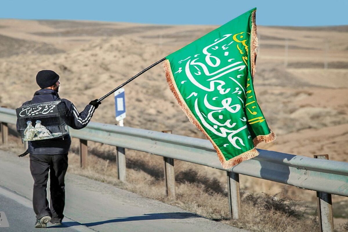 زائران پیاده در راه مشهدالرضا