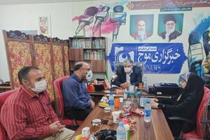 بازدید مدیرکل راهداری و حمل و نقل جاده‌ای استان قم از دفتر سرپرستی خبرگزاری موج در قم
