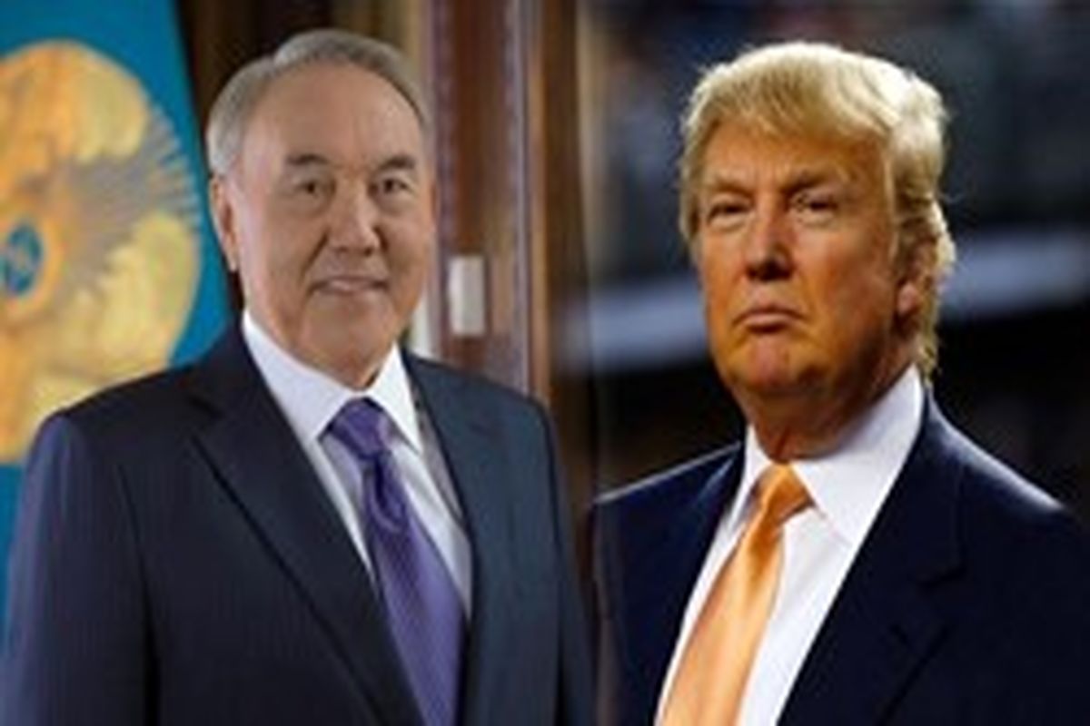 نورسلطان نظربایف و ترامپ