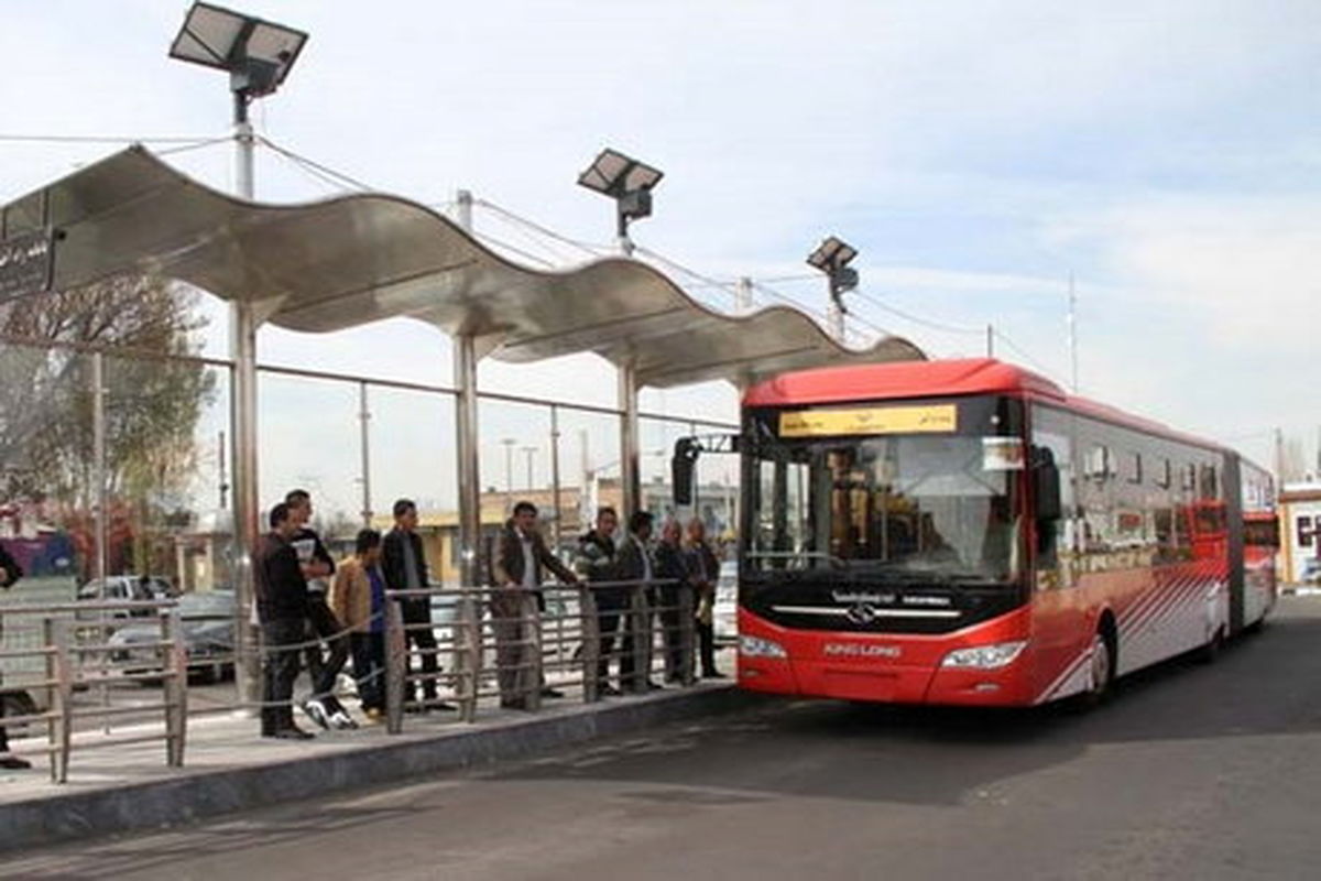 حریق اتوبوس های BRT