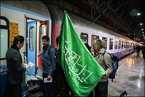 ظرفیت قطار‌های اربعین حسینی افزایش داشت