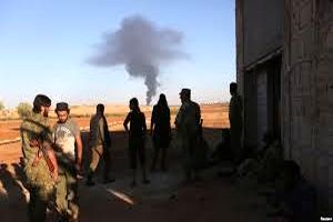 درگیری میان نیروهای کرد سوریه با ارتش ترکیه 