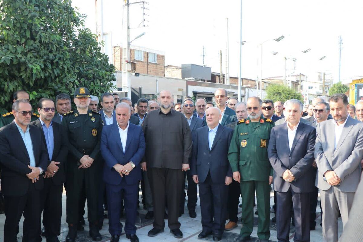 تجدید میثاق دولتمردان مازندران با شهدا در هفته دولت