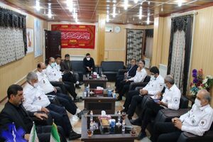 حضور رییس سازمان اورژانس کشور و رییس کمیته بهداشت و درمان اربعین در استان ایلام