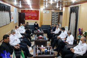 حضور رییس سازمان اورژانس کشور و رییس کمیته بهداشت و درمان اربعین در استان ایلام