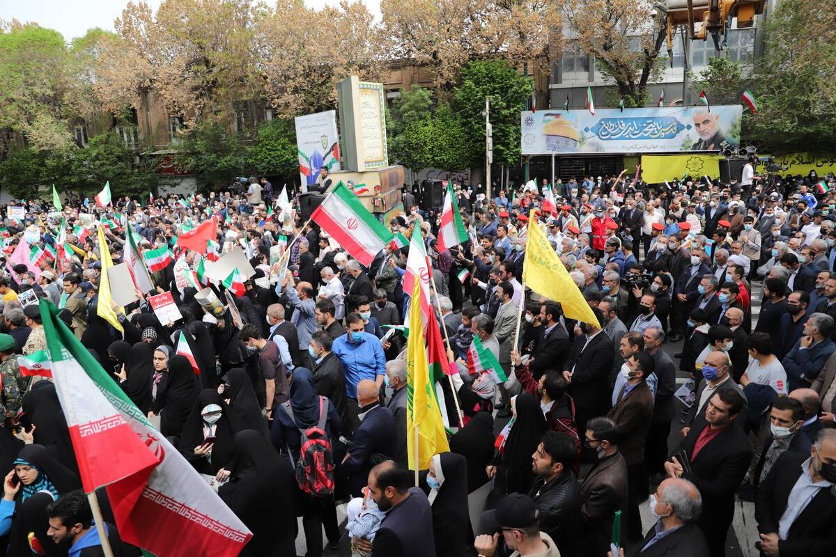 راهپیمایی روز قدس در تبریز