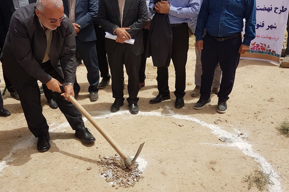 کلنگ احداث طرح ۶۰ واحدی جهش تولید مسکن