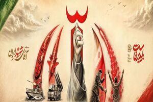 رونمایی از دیوارنگاره «باید برخاست» در میدان امام حسین(ع) شیراز