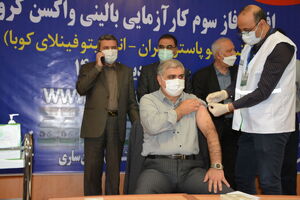 تزریق واکسن کرونا پاستور به داوطلبان مازندرانی آغاز شد