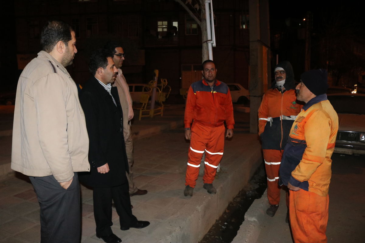 دیدارشهردارسنندج با پاکبانان