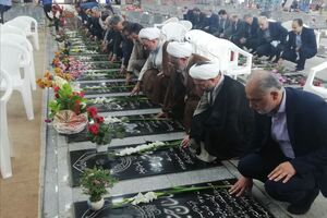 تجدید میثاق مسئولان دستگاه قضا در گیلان با آرمان‌های انقلاب و شهدا