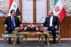 دیدار نخست وزیر عراق با رئیس مجلس شورای اسلامی