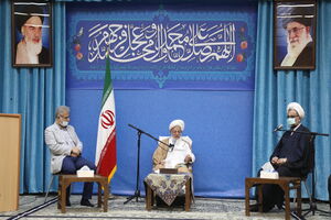 رئیس دانشگاه امام صادق (ع) با امام جمعه یزد دیدار کرد+عکس