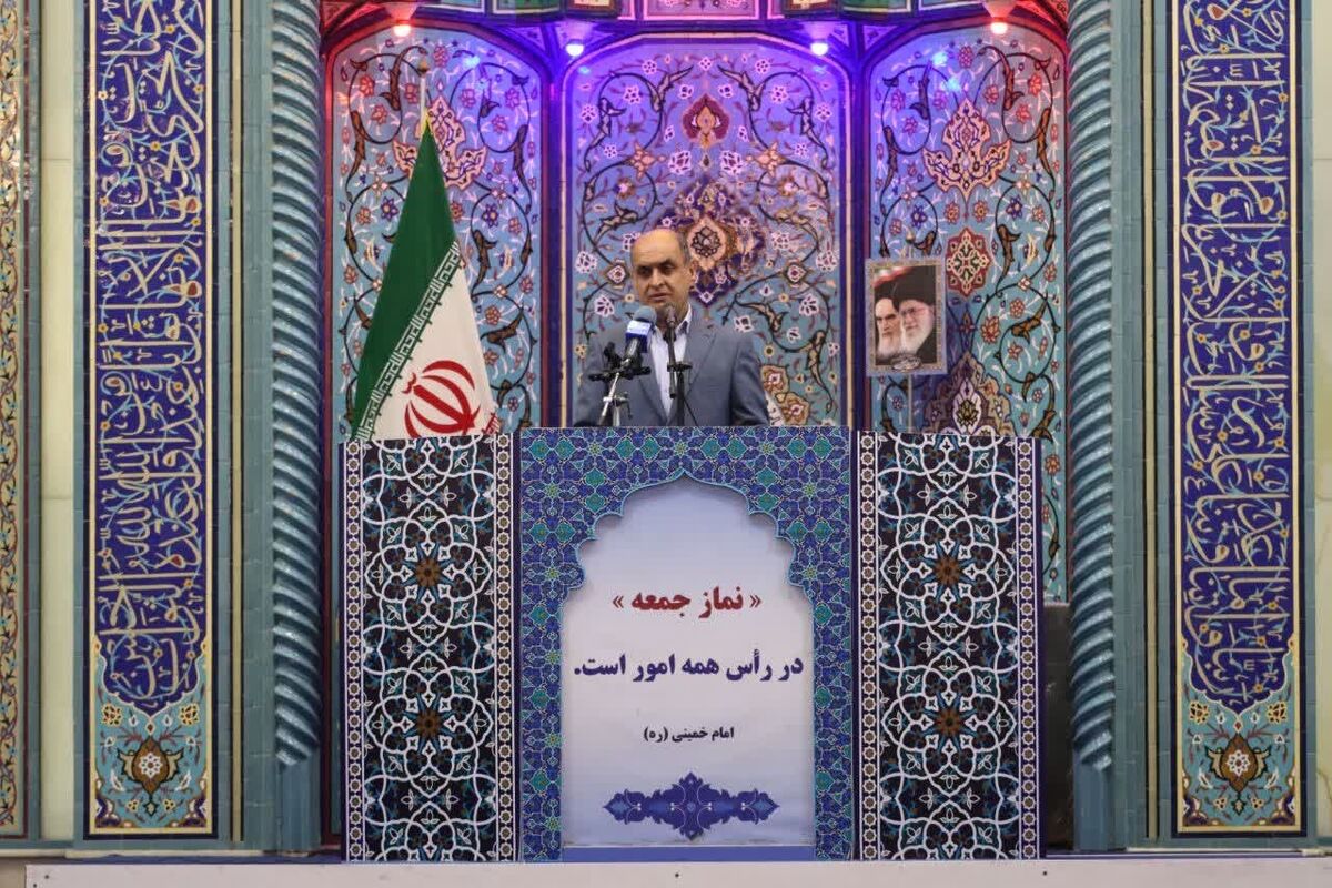 سخنرانی استاندار پیش از خطبه نماز جمعه